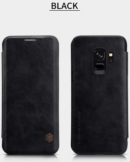 Nillkin Qin Book Samsung Galaxy S9 Hoesje Zwart afbeelding 9