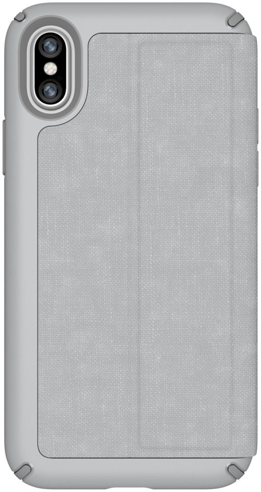 Speck Presidio Booklet Hoesje iPhone X Grijs afbeelding 2