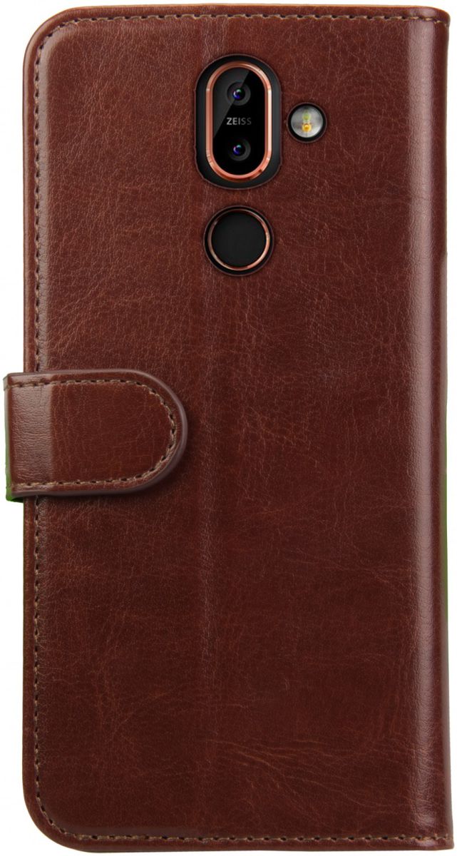 Rosso Element Nokia 7 Plus Hoesje Book Cover Bruin afbeelding 5