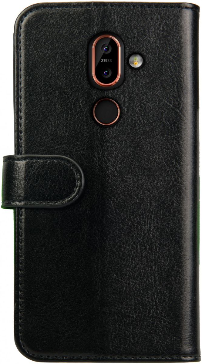 Rosso Element Nokia 7 Plus Hoesje Book Cover Zwart afbeelding 4