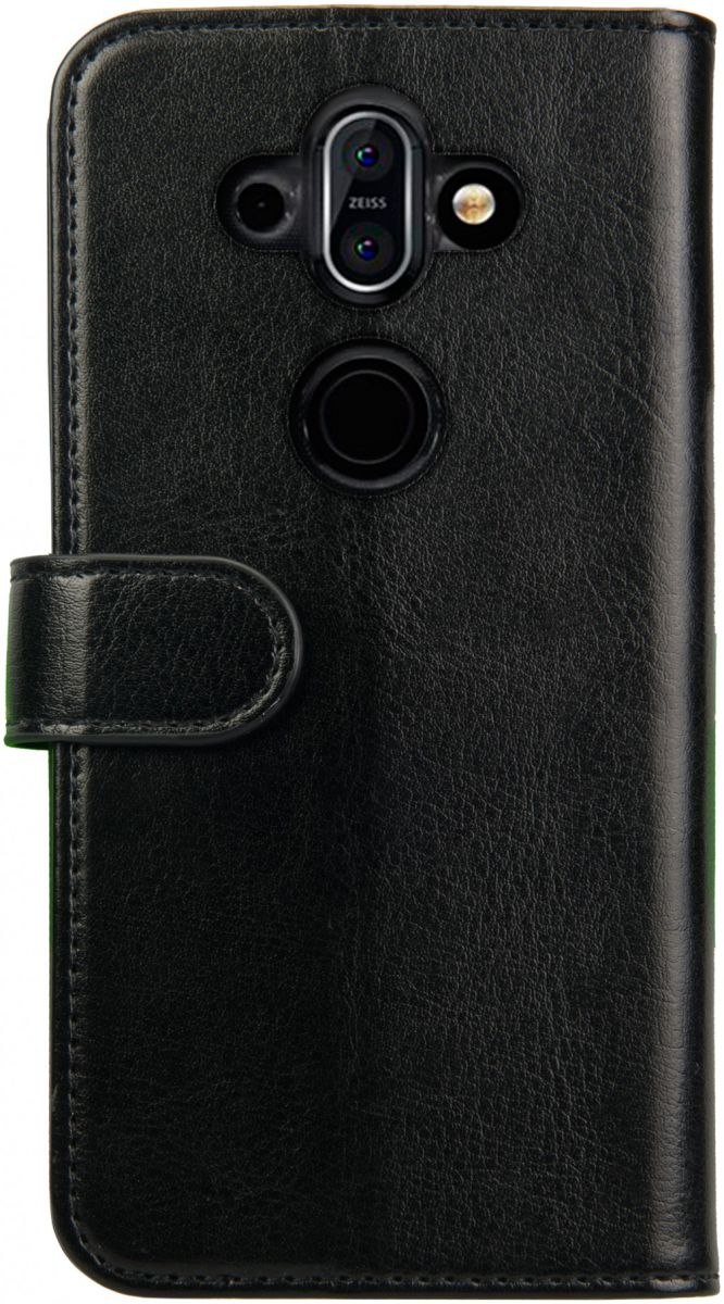 Rosso Element Nokia 8 Sirocco Hoesje Book Cover Zwart afbeelding 4