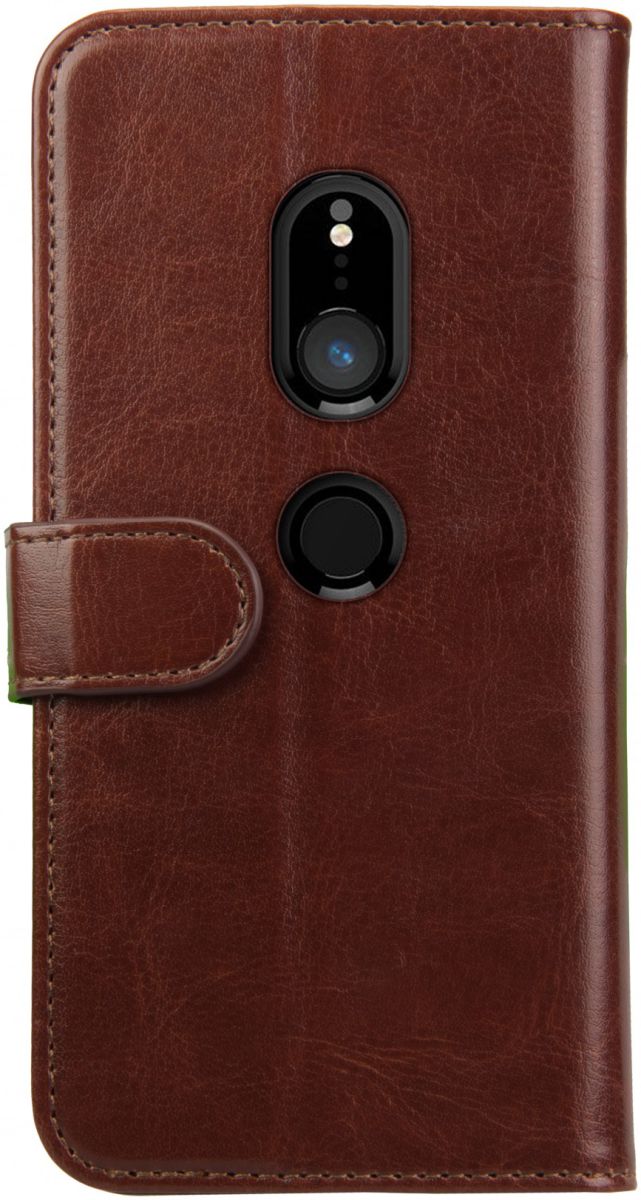 Rosso Element Sony Xperia XZ2 Hoesje Book Cover Bruin afbeelding 5