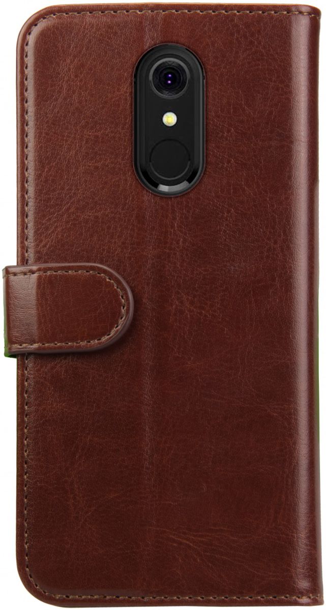 Rosso Element Alcatel 3 Hoesje Book Cover Bruin afbeelding 4