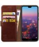 Rosso Element Huawei P20 Hoesje Book Cover Bruin