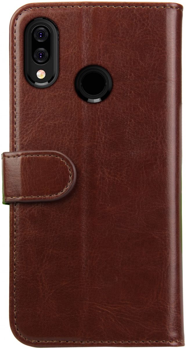 Rosso Element Huawei P20 Lite Hoesje Book Cover Bruin afbeelding 4