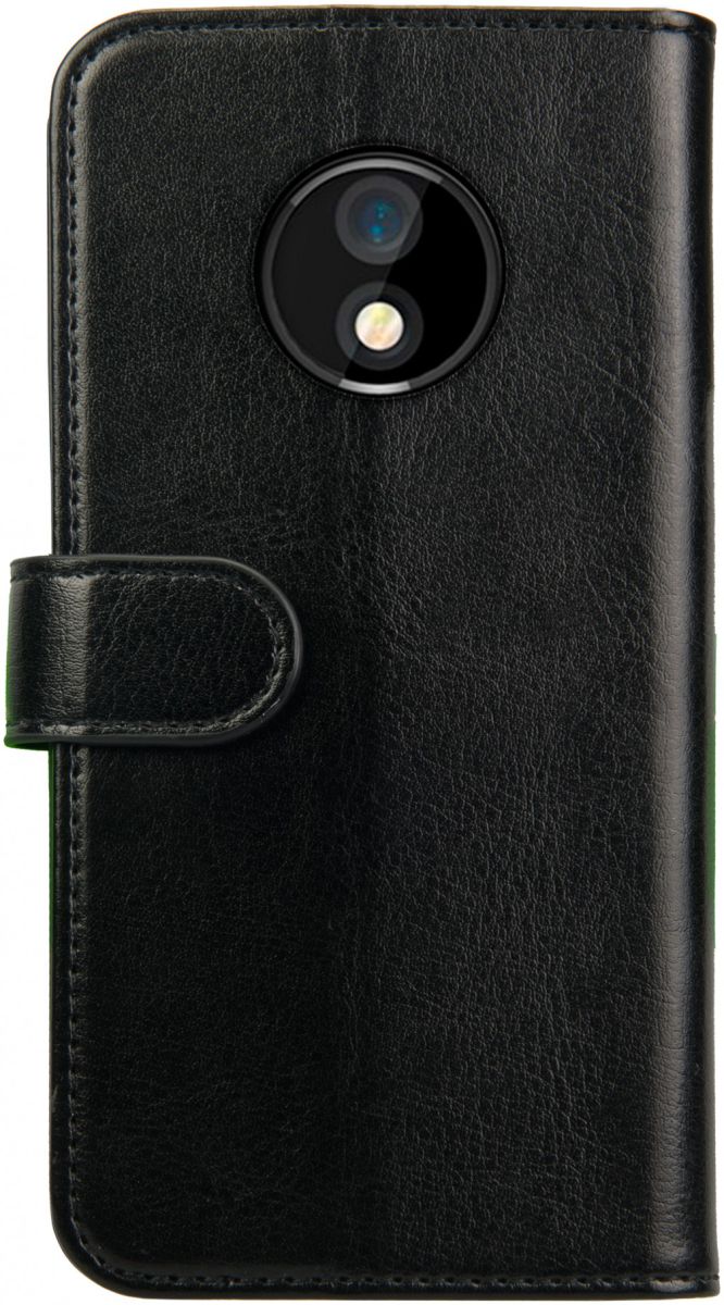 Rosso Element Motorola Moto E5 Hoesje Book Cover Zwart afbeelding 2