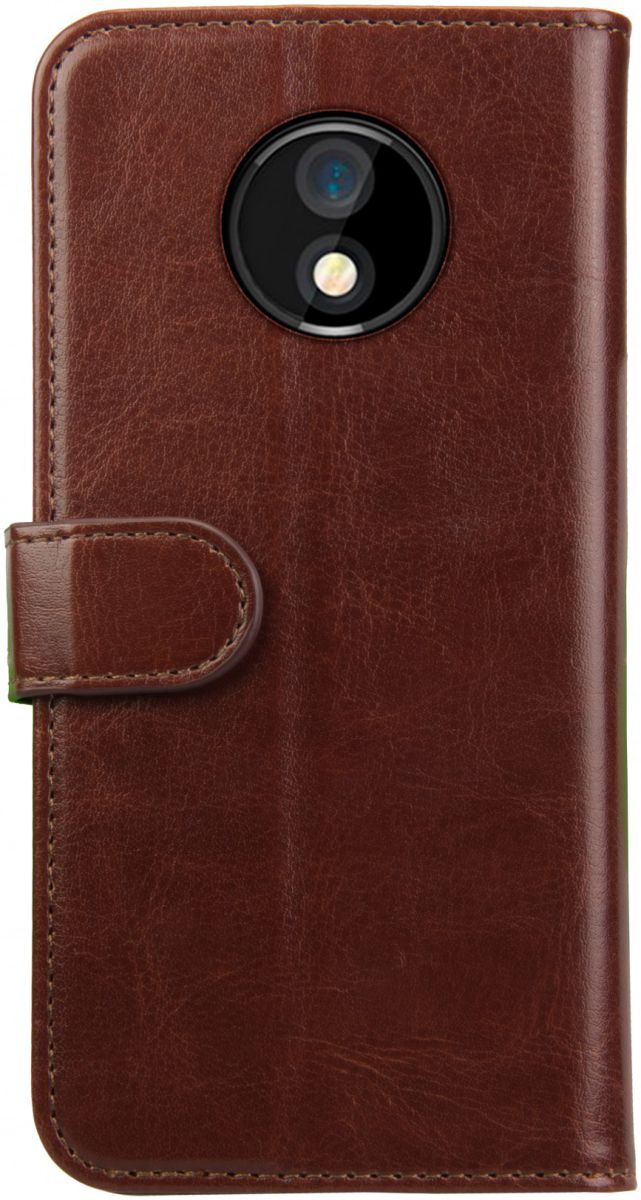 Rosso Element Motorola Moto E5 Hoesje Book Cover Bruin afbeelding 4