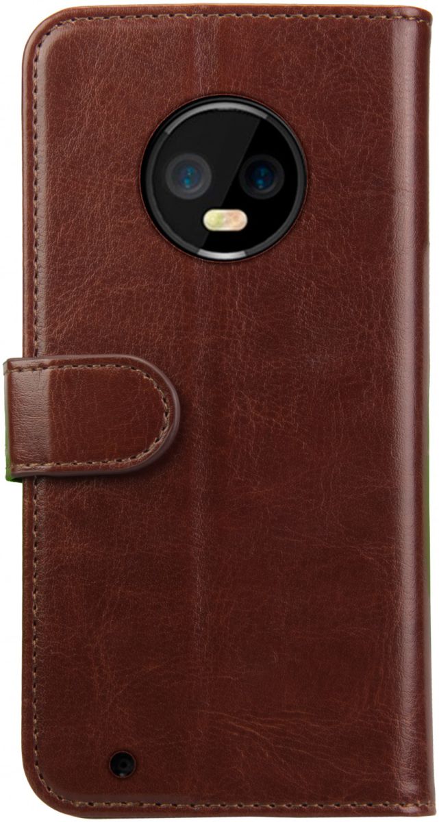 Rosso Element Motorola Moto G6 Hoesje Book Cover Bruin afbeelding 5