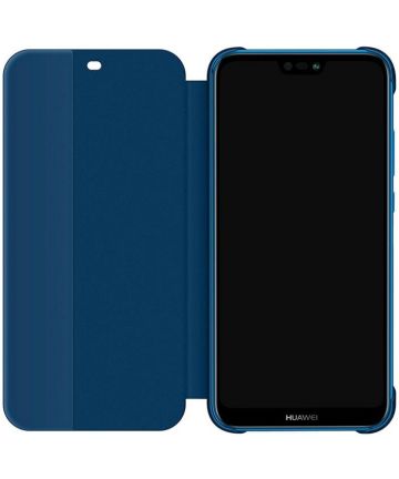 Huawei P20 Lite Originele Flip Cover Blauw Hoesjes