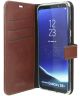 Valenta Booklet GelSkin Samsung Galaxy S8 Plus Echt Leren Hoesje Bruin