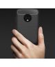 Motorola Moto G6 Geborsteld Hoesje Zwart