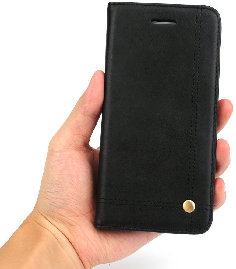 Samsung Galaxy S9 Vintage Portemonnee Hoesje Zwart afbeelding 10