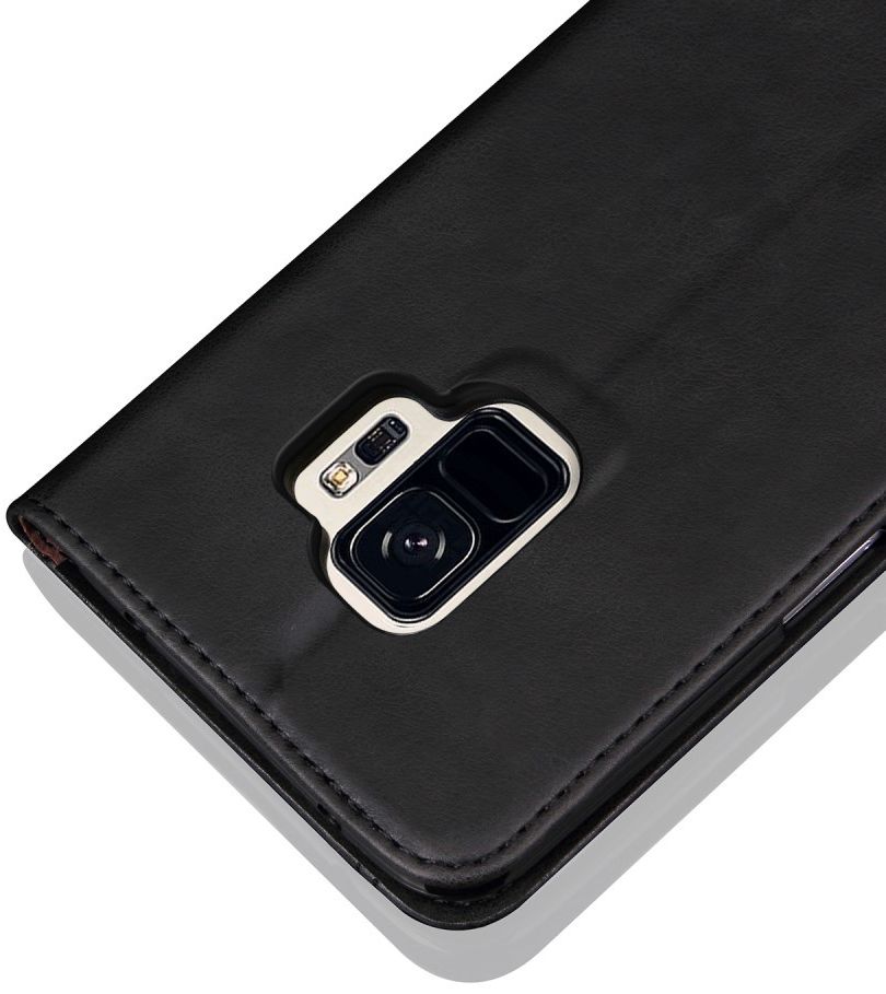 Samsung Galaxy S9 Vintage Portemonnee Hoesje Zwart afbeelding 5