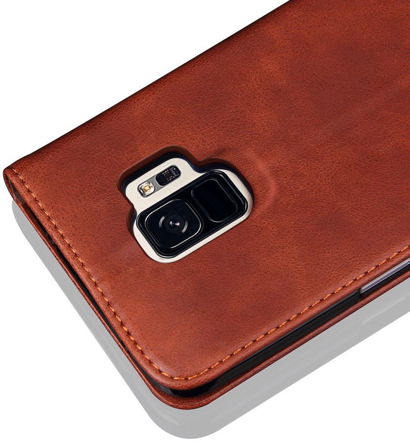 Samsung Galaxy S9 Vintage Portemonnee Hoesje Bruin afbeelding 5