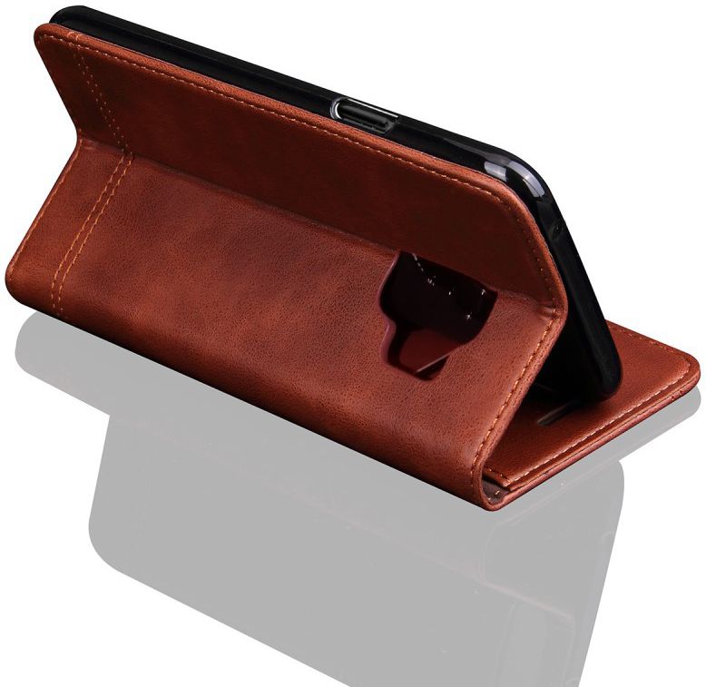 Samsung Galaxy S9 Vintage Portemonnee Hoesje Bruin afbeelding 6