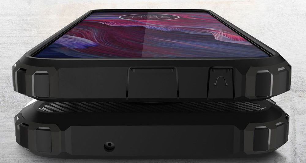 Motorola Moto G6 Plus Hybride Hoesje Zilver afbeelding 8