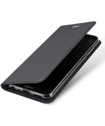 Dux Ducis Premium Book Case Huawei P Smart Hoesje Grijs Hoesjes