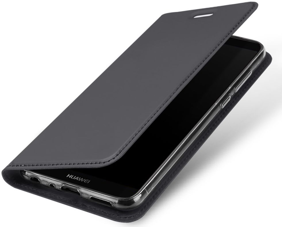 Dux Ducis Premium Book Case Huawei P Smart Hoesje Grijs afbeelding 1