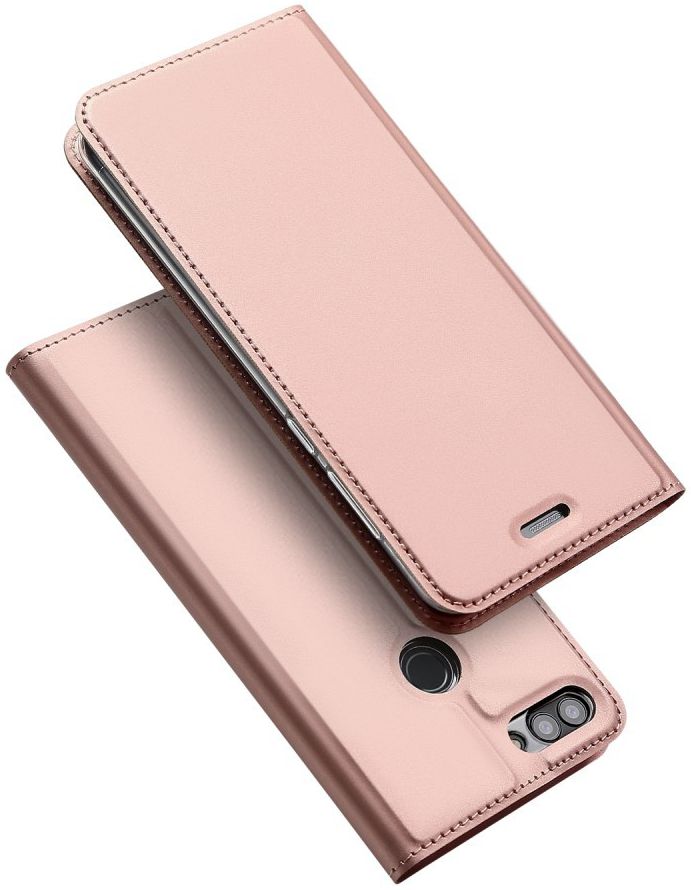 Dux Ducis Premium Book Case Huawei P Smart Hoesje Roze afbeelding 2