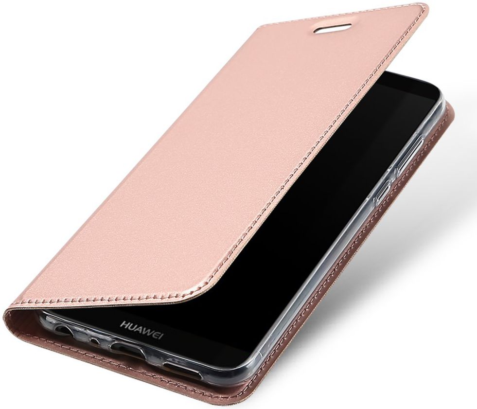 Dux Ducis Premium Book Case Huawei P Smart Hoesje Roze afbeelding 1