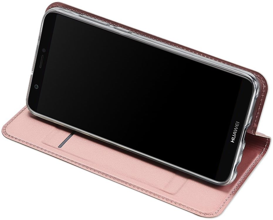 Dux Ducis Premium Book Case Huawei P Smart Hoesje Roze afbeelding 6
