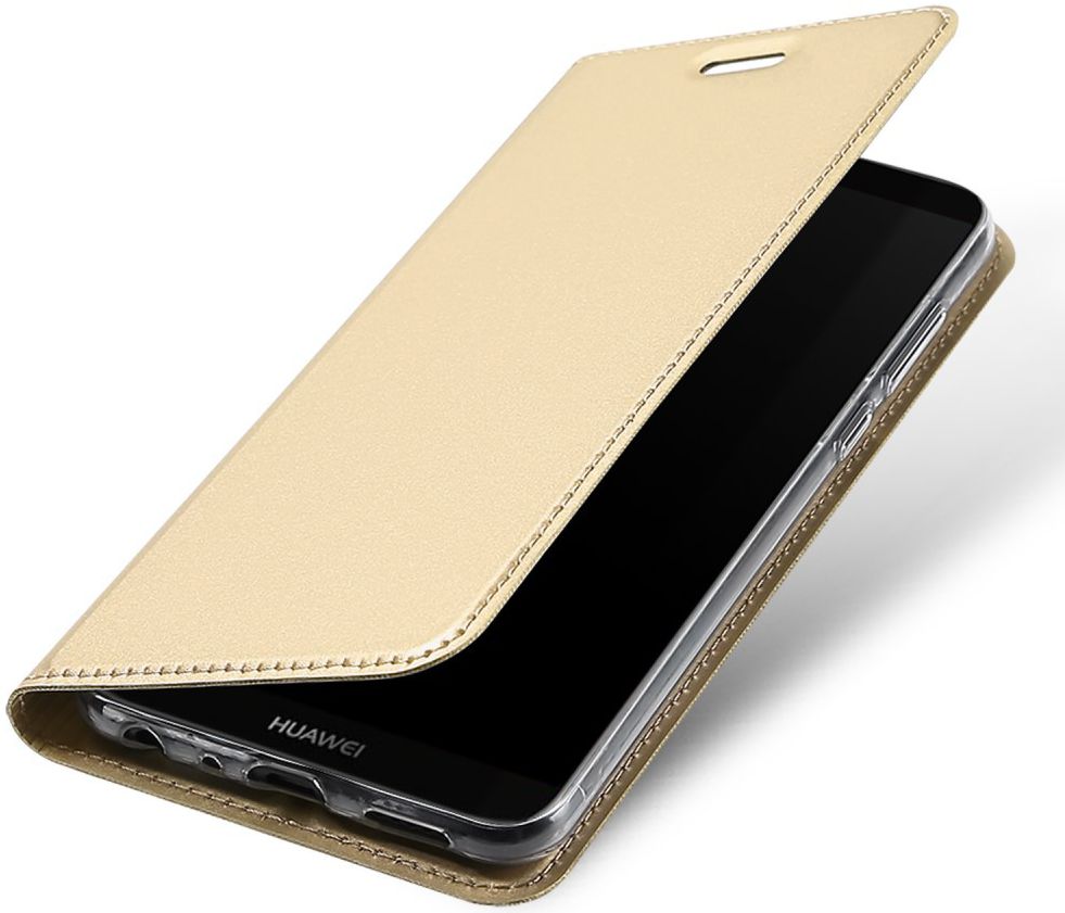 Dux Ducis Skin Pro Series Book Case Huawei P Smart Hoesje Goud afbeelding 1