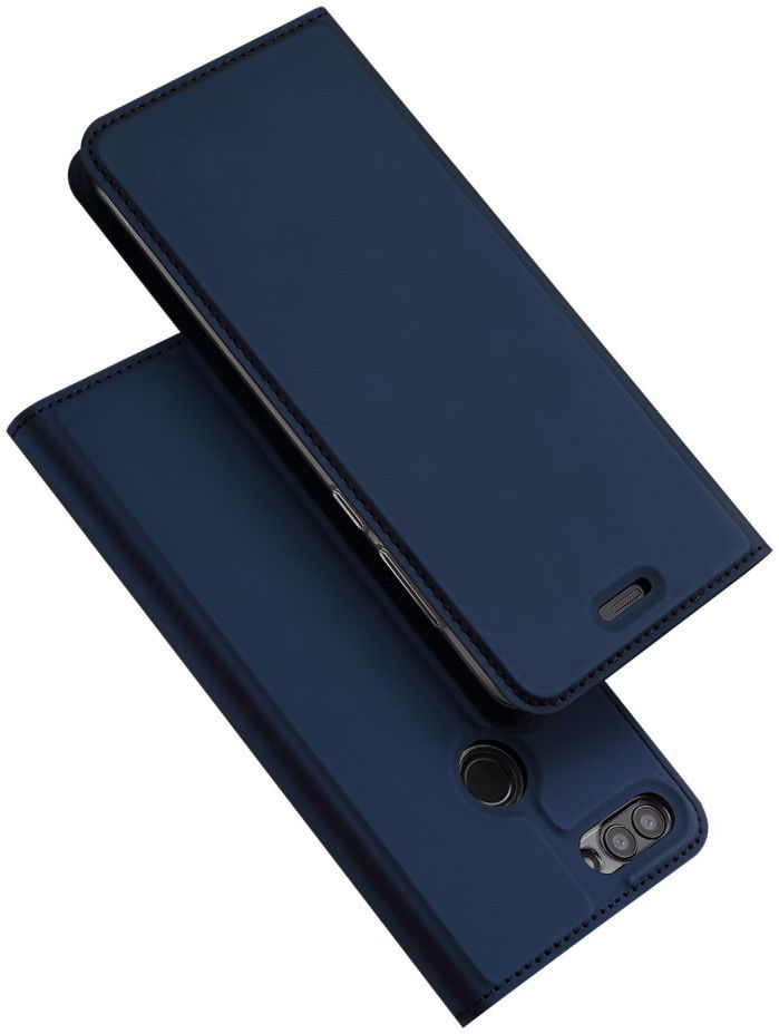 Dux Ducis Premium Book Case Huawei P Smart Hoesje Blauw afbeelding 2
