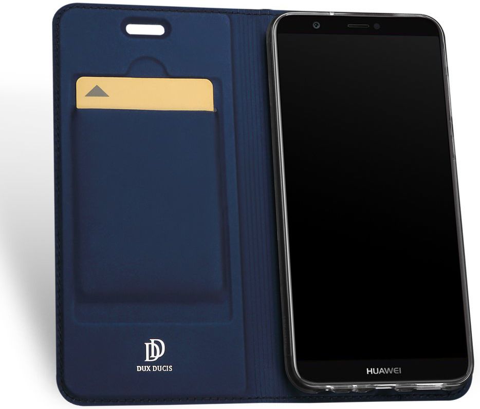Dux Ducis Premium Book Case Huawei P Smart Hoesje Blauw afbeelding 4