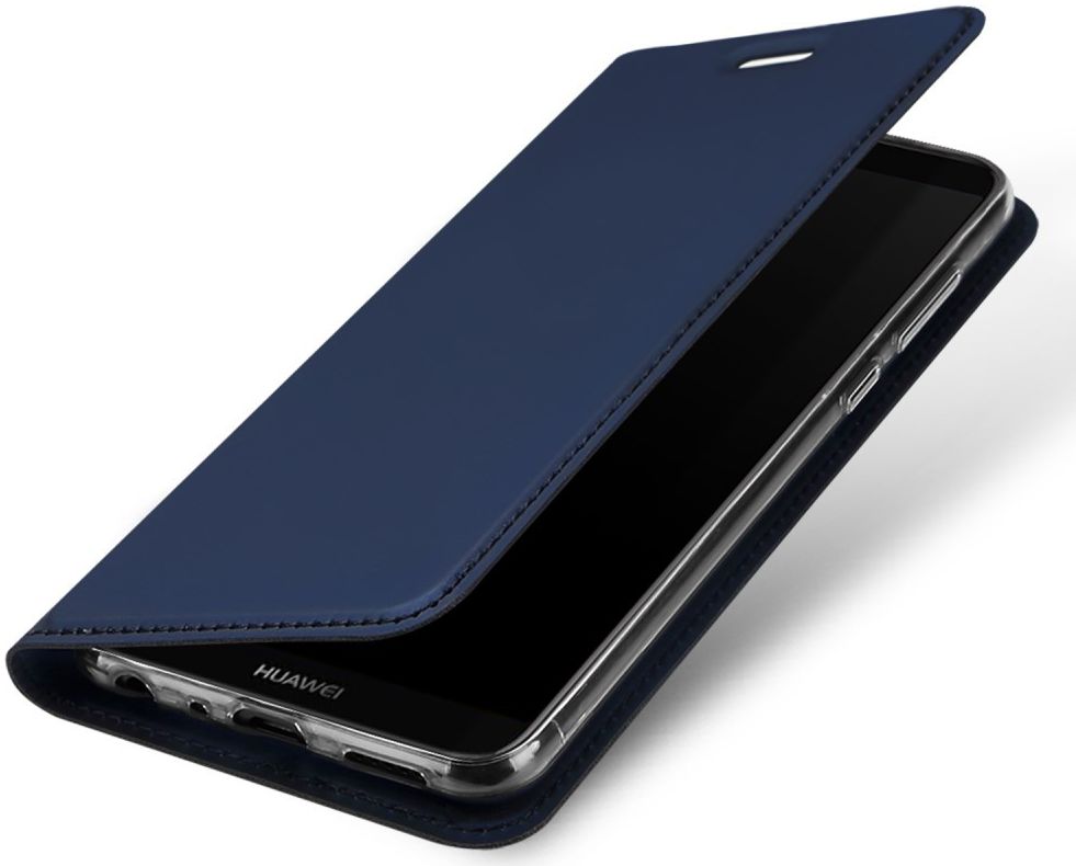Dux Ducis Premium Book Case Huawei P Smart Hoesje Blauw afbeelding 1