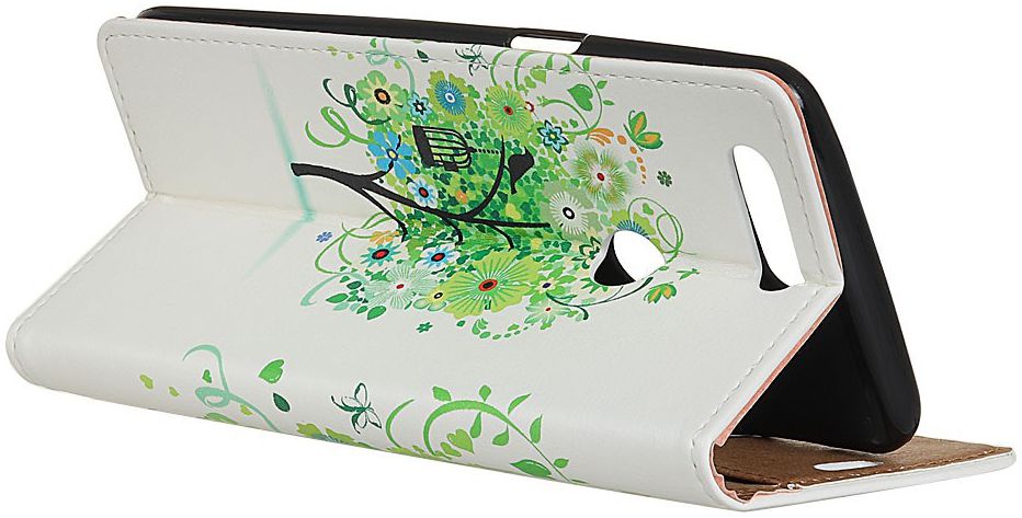 Huawei P Smart Portemonnee Hoesje Groene Boom afbeelding 9