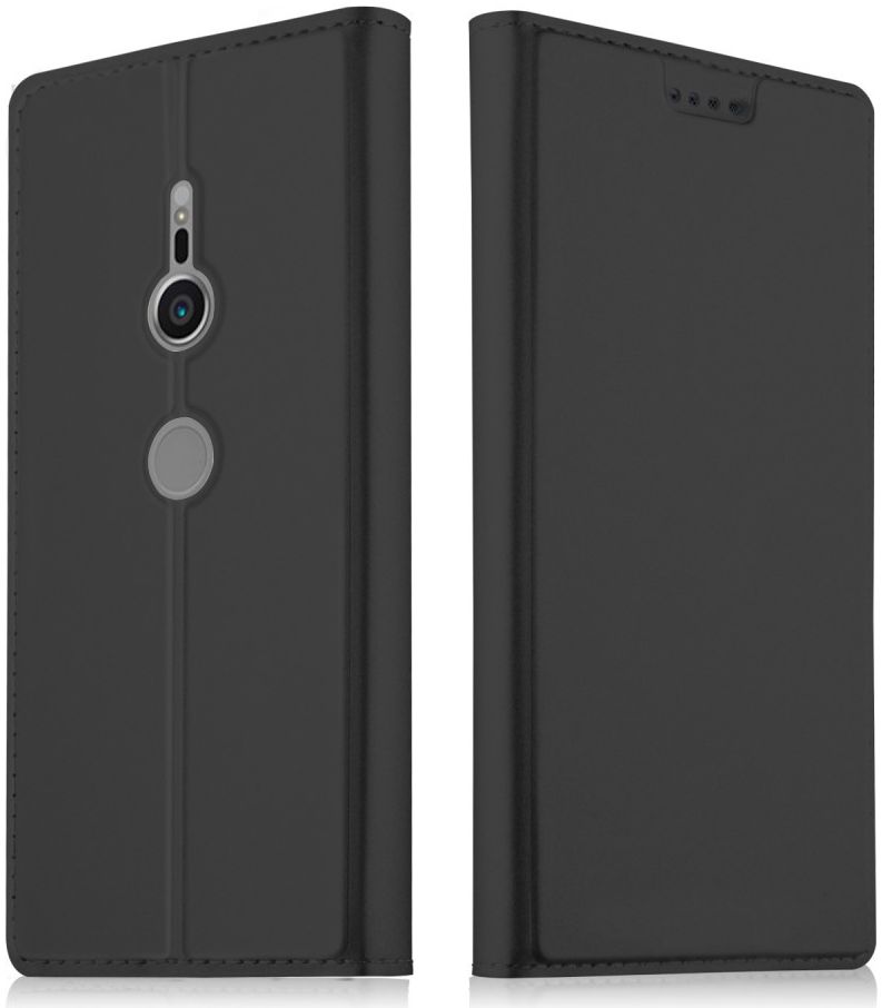 Sony Xperia XZ2 Book Case met Kaarthouder Zwart afbeelding 1