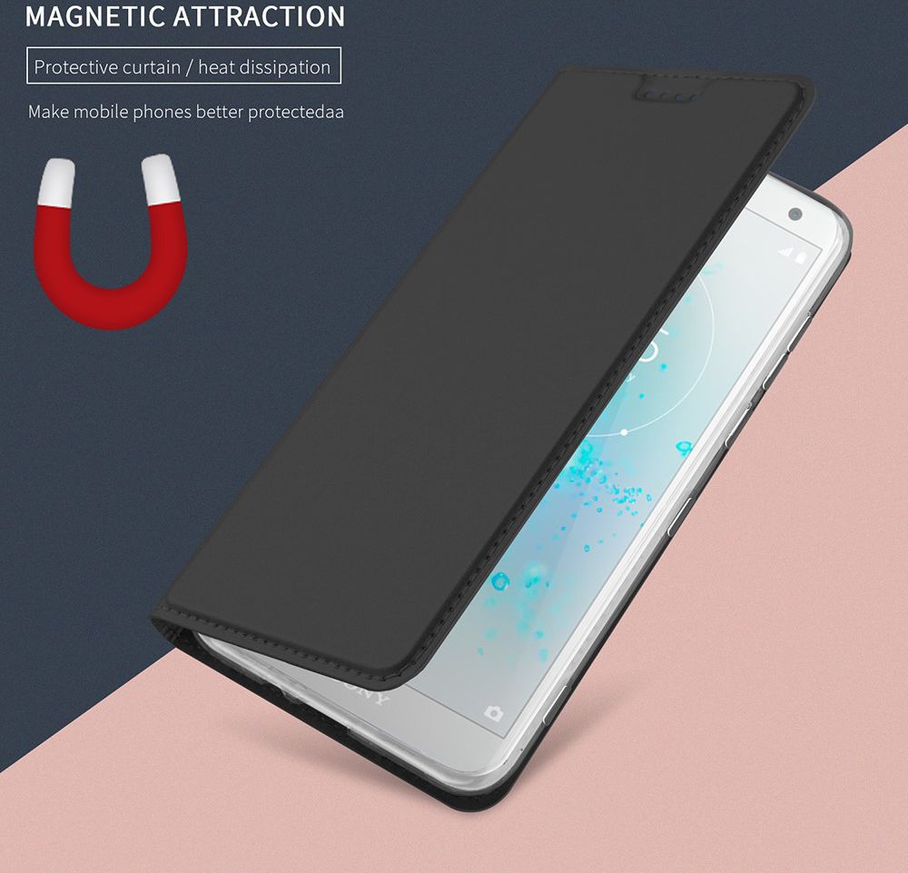 Sony Xperia XZ2 Book Case met Kaarthouder Zwart afbeelding 6