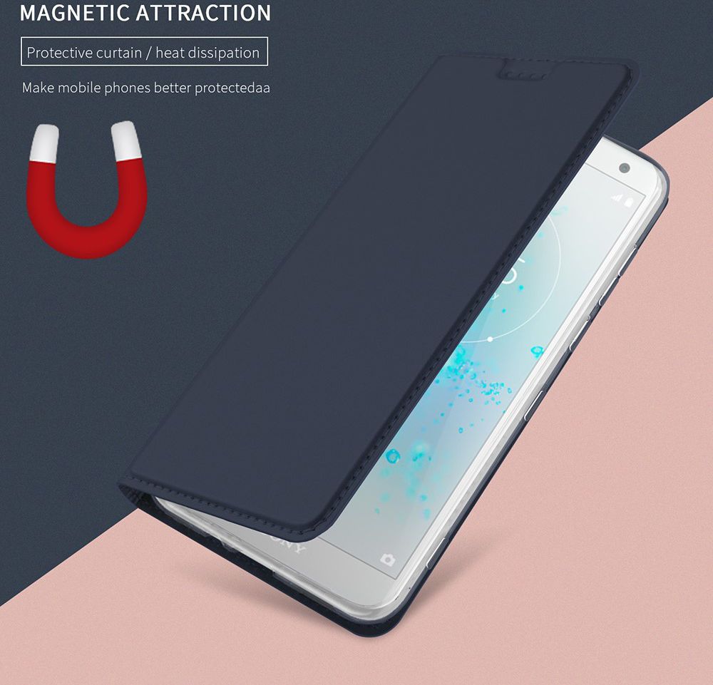 Sony Xperia XZ2 Book Case met Kaarthouder Blauw afbeelding 6