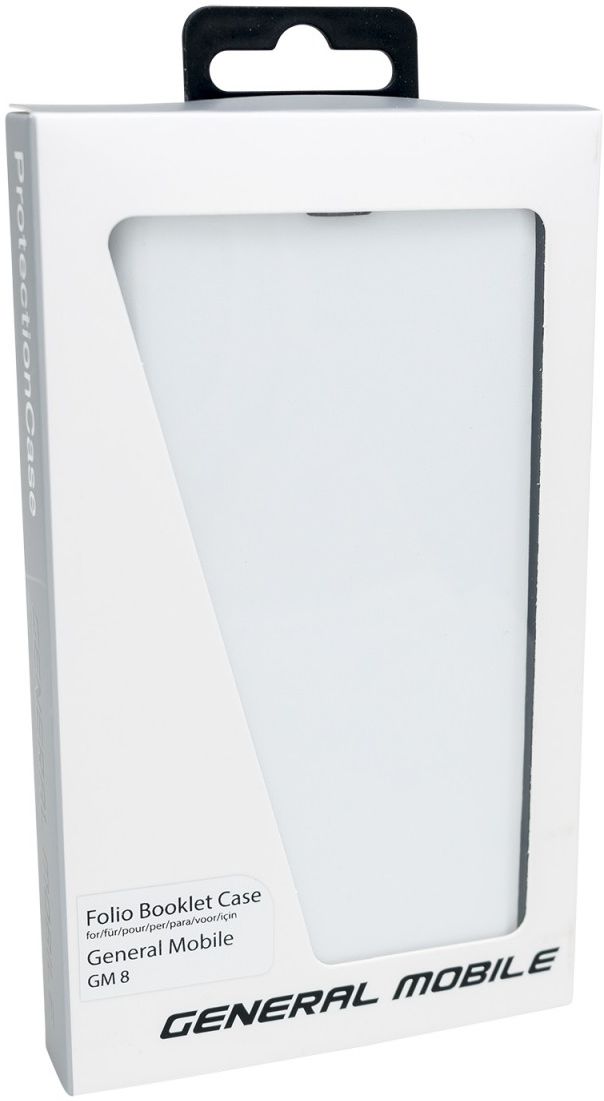 General Mobile GM8 Origineel Flip Hoesje Wit afbeelding 4