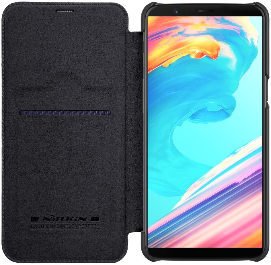 Nillkin Qin Series Flip Hoesje OnePlus 5T Zwart afbeelding 1