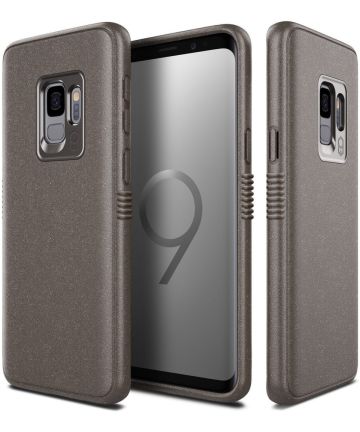 Patchworks Mono Grip Back Hybride Hoesje Samsung Galaxy S9 Taupe Hoesjes