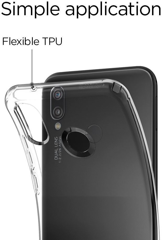 Spigen Liquid Crystal Huawei P20 Lite Hoesje Transparant afbeelding 5