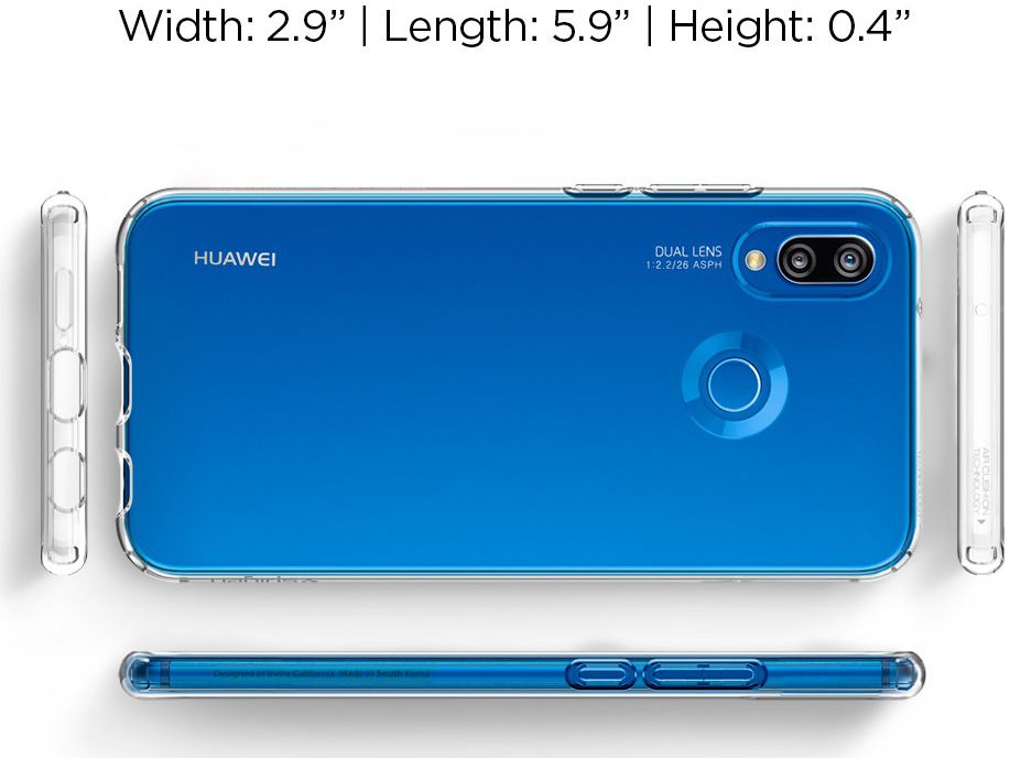 Spigen Liquid Crystal Huawei P20 Lite Hoesje Transparant afbeelding 6