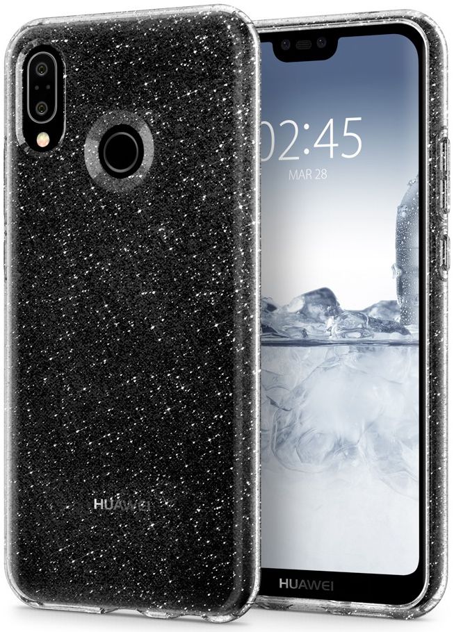 Spigen Liquid Crystal Huawei P20 Lite Hoesje Transparant Glitter afbeelding 1
