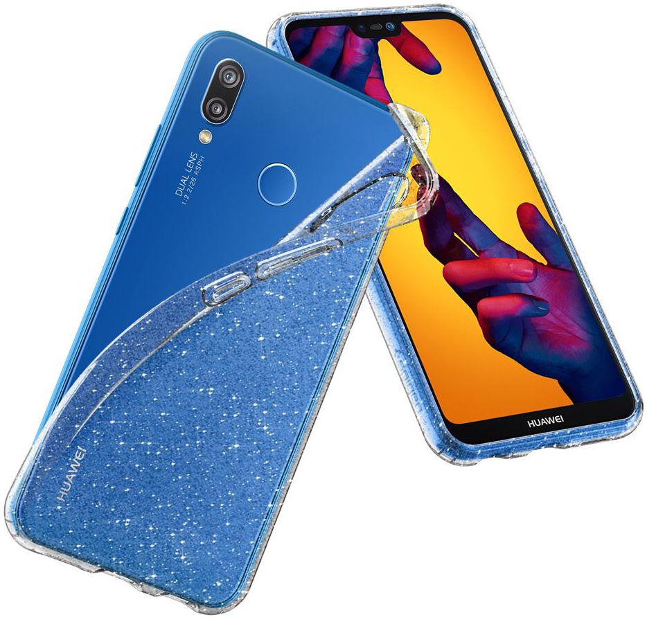 Spigen Liquid Crystal Huawei P20 Lite Hoesje Transparant Glitter afbeelding 2