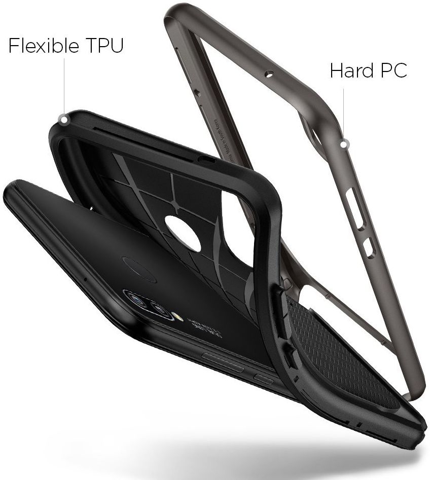 Spigen Ultra Hybrid Case Hawei P20 Lite Gunmetal afbeelding 3