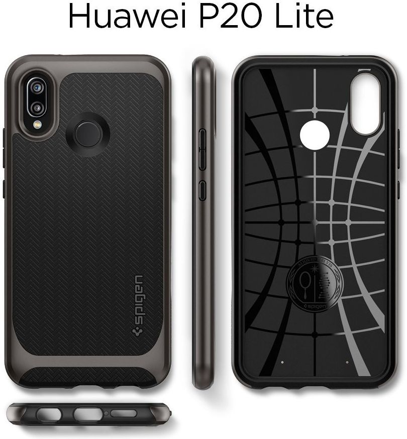 Spigen Ultra Hybrid Case Hawei P20 Lite Gunmetal afbeelding 7