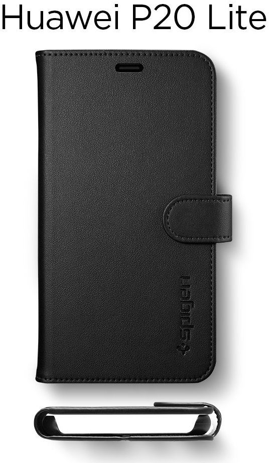 Spigen Wallet S Flip Hoesje Hawei P20 Lite Zwart afbeelding 7