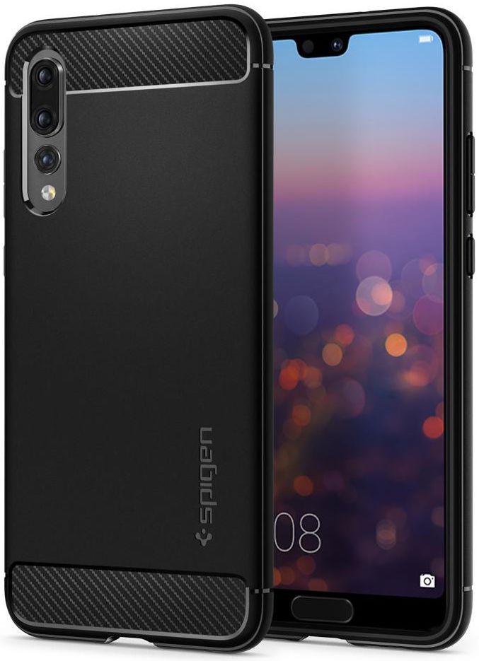 Spigen Rugged Armor Hoesje Huawei P20 Pro Zwart afbeelding 1