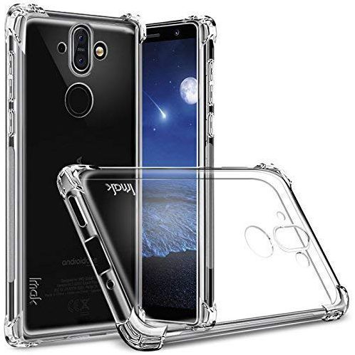 IMAK Nokia 8 Sirocco Hoesje Flexibel en Dun TPU Transparant afbeelding 4