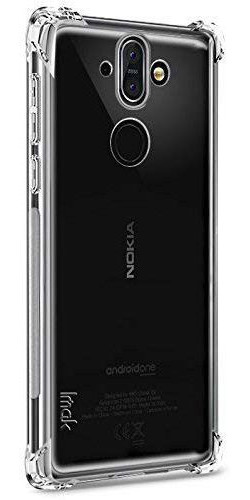 IMAK Nokia 8 Sirocco Hoesje Flexibel en Dun TPU Transparant afbeelding 2