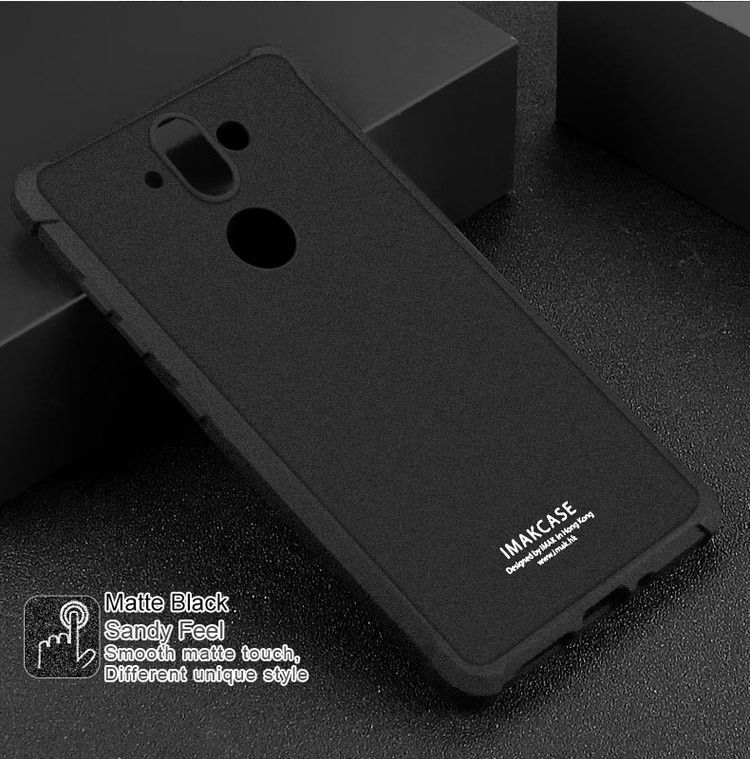 IMAK Nokia 8 Sirocco Hoesje Schokbestendig en Flexibel TPU Matte Zwart afbeelding 2