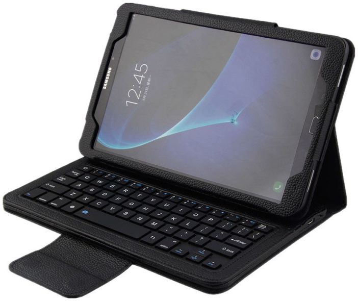Samsung Galaxy Tab A 10.1 (2016) Bluetooth Toetsenbord Case Zwart afbeelding 1