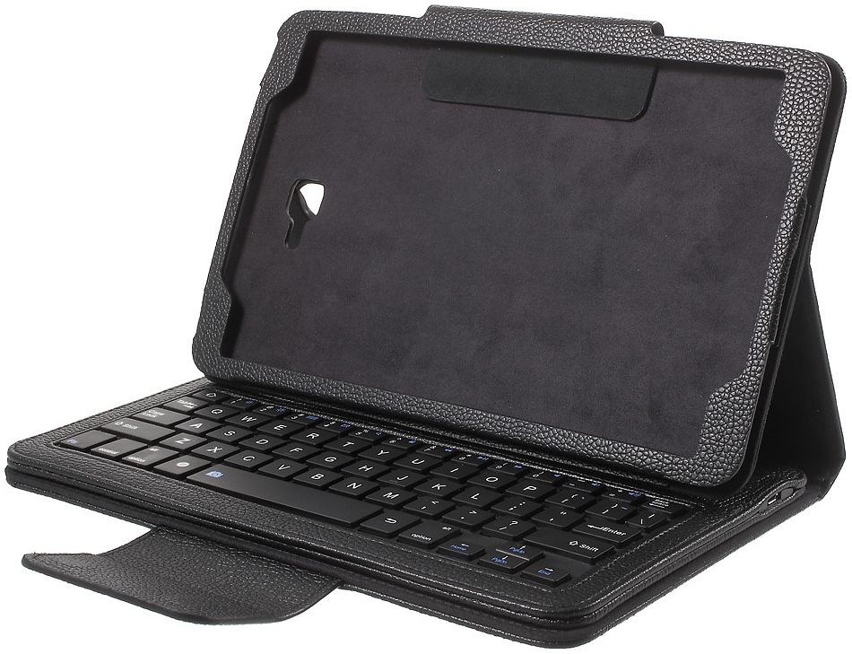 Samsung Galaxy Tab A 10.1 (2016) Bluetooth Toetsenbord Case Zwart afbeelding 2