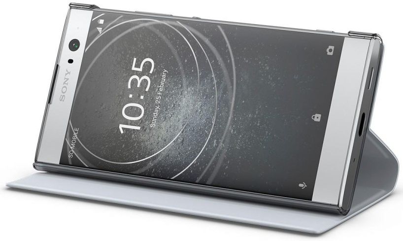 Sony Style Cover Stand SCSH10 Xperia XA2 Zilver afbeelding 2
